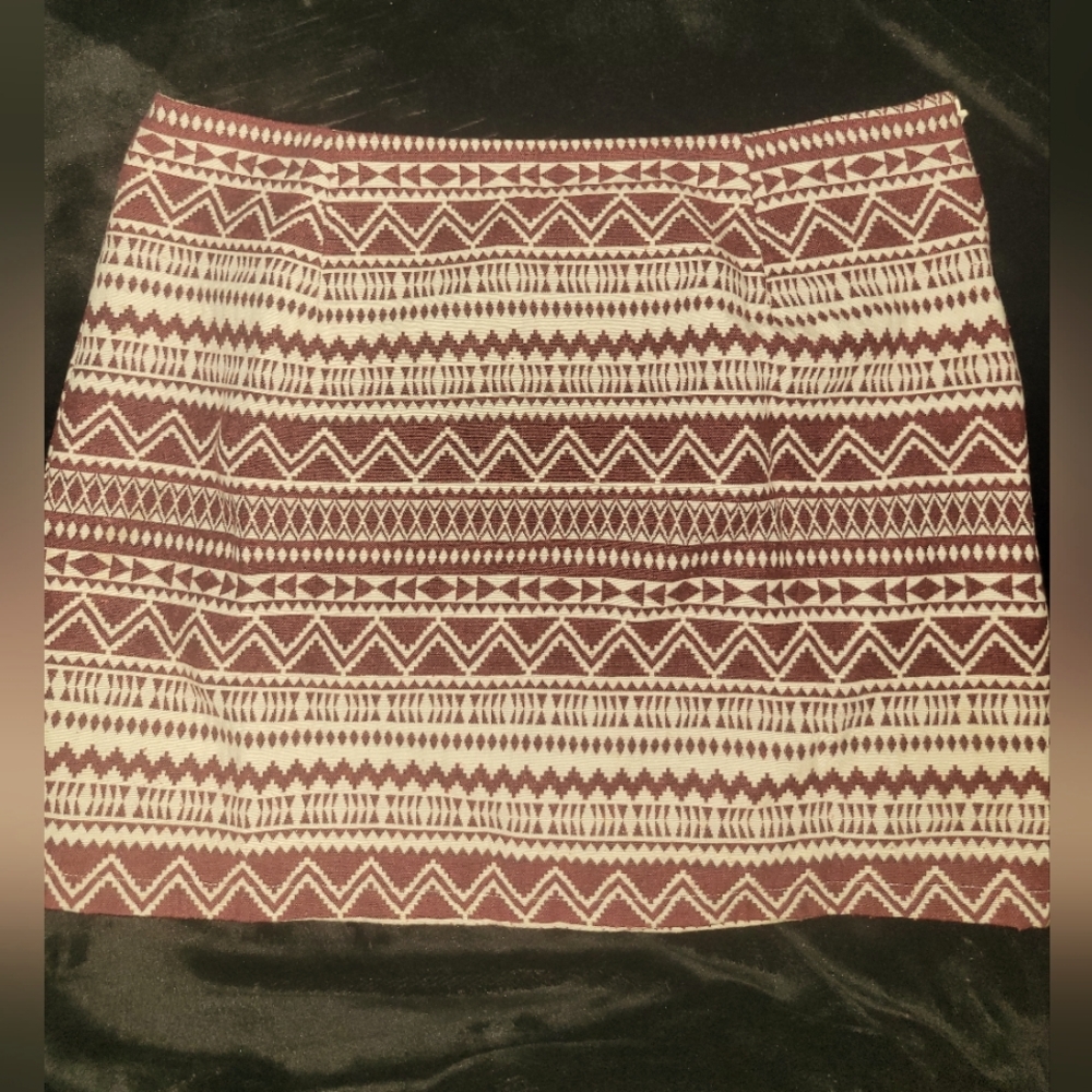 Forever 21 Cream Mini Pencil Skirt Resort Wear